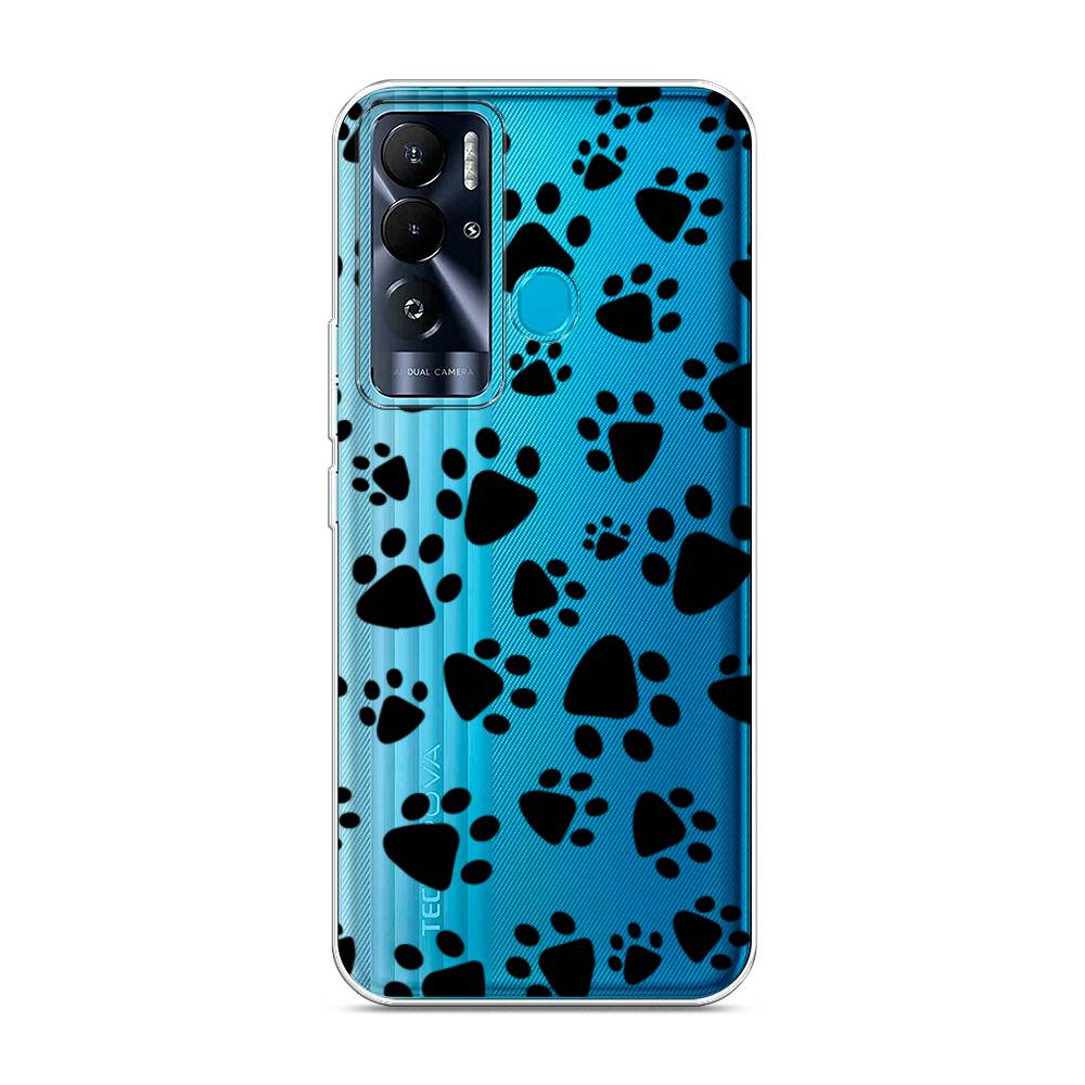 

Чехол Awog на Tecno Pova Neo "Лапки черные", 302150-2