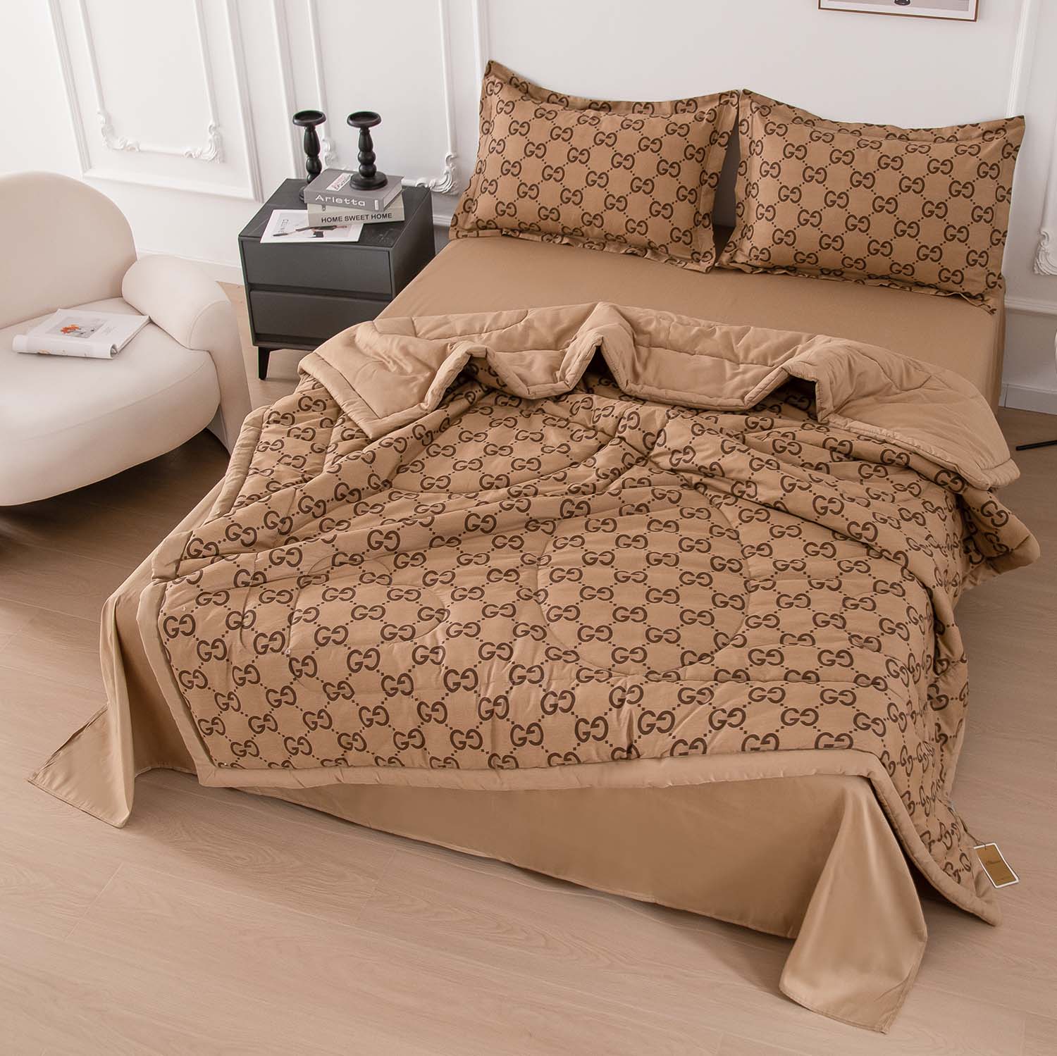 

Постельное белье Viva-Home Textile OB166 1,5 спальный, OB