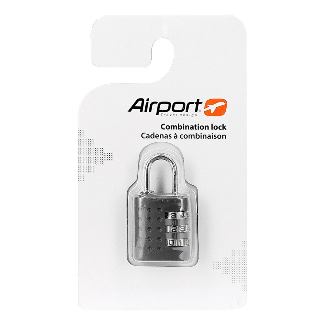 

Замок для багажа Airport кодовый темно-серый