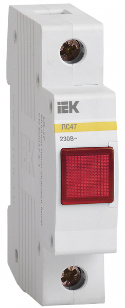 фото Iek сигнальная лампа лс-47 (красная) (неон)