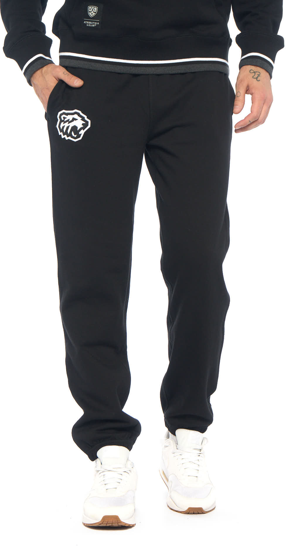 Спортивные брюки мужские Atributika&Club Трактор 148310 черные M
