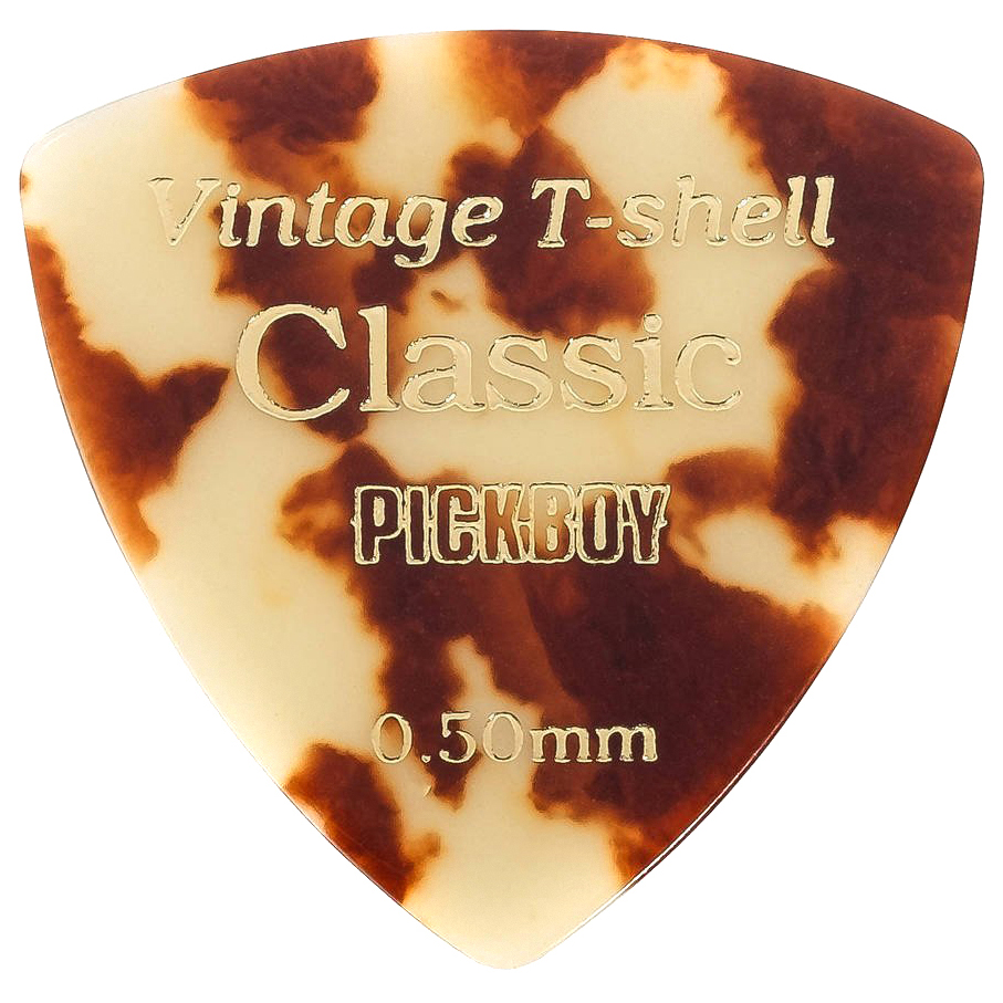 

GP-54/05 Celluloid Vintage Classic T-Shell Медиаторы 50шт, толщина 0.50мм, Pickboy, Бежевый;коричневый, GP-54/05