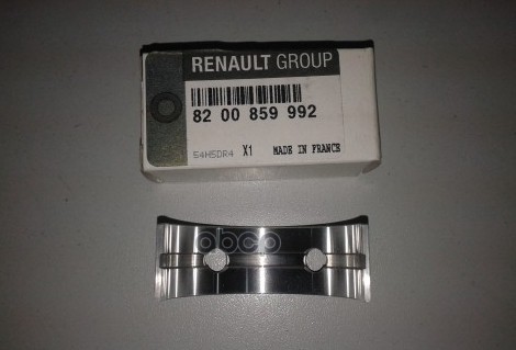 Вкладыш коренной STD верхний RENAULT 8200859992