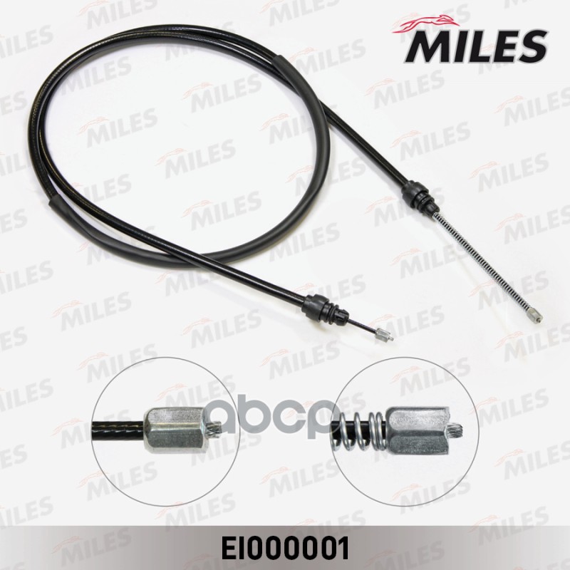 

MILES EI000001 Трос ручн.тормоза RENAULT LOGAN б/ГУР (1680мм)