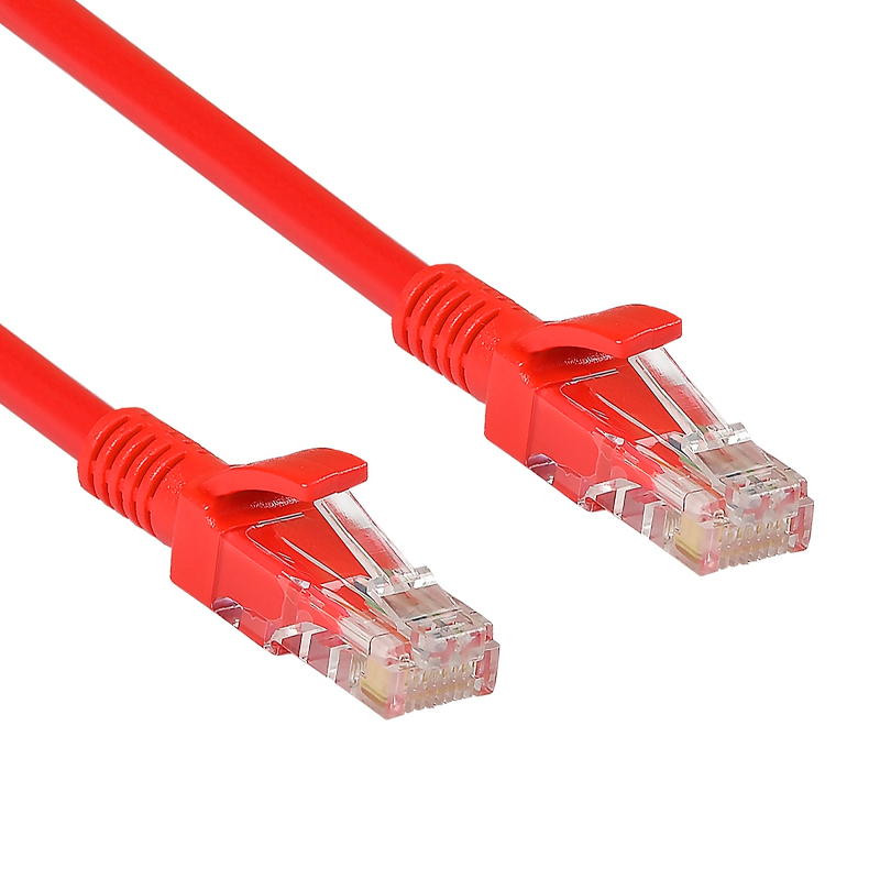 ExeGate Патч-корд UTP-RJ45-RJ45-5e-5M-RD, UTP, cat.5e, 5м, красный 282034