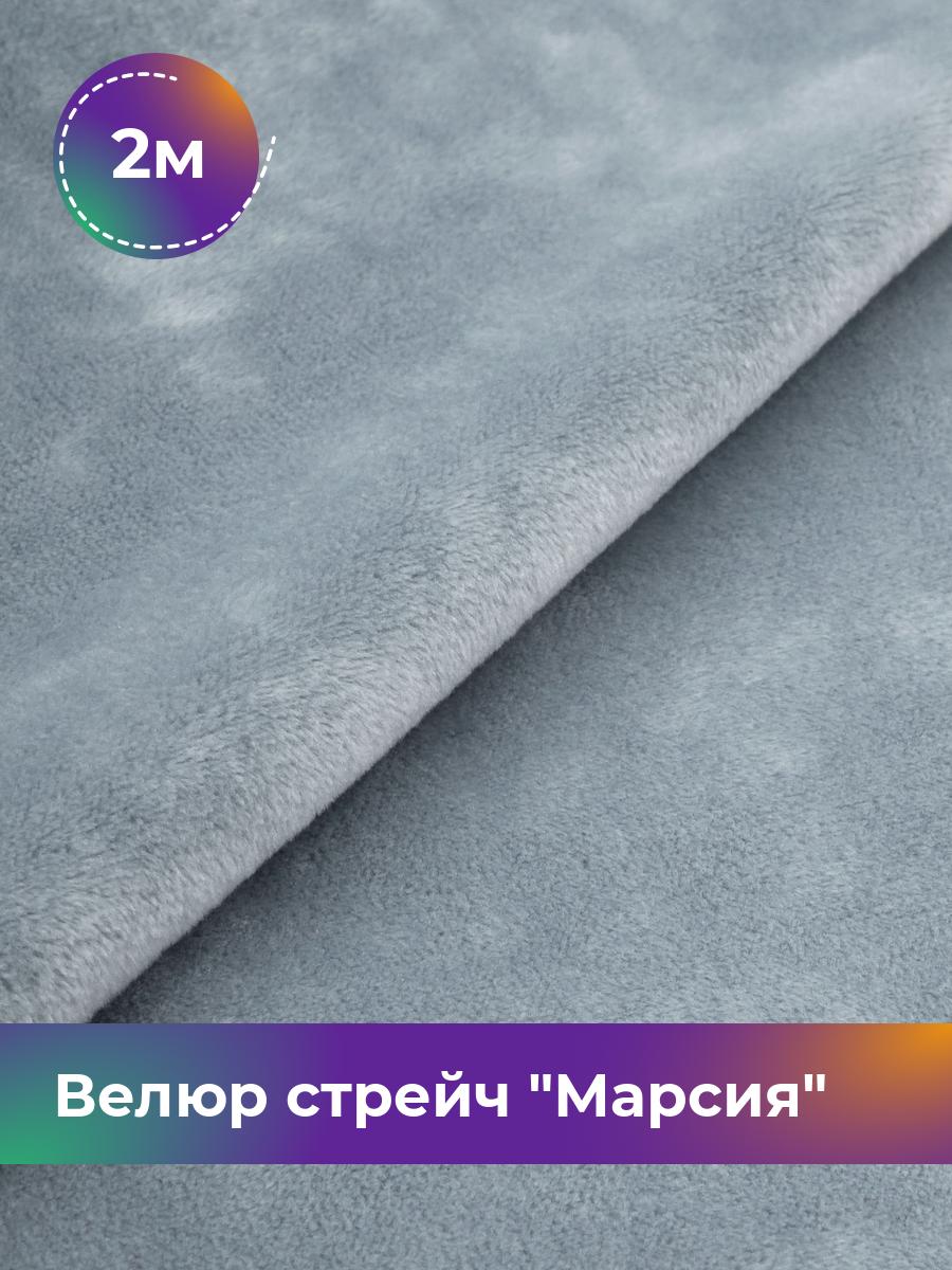 

Ткань Велюр стрейч Марсия 405гр Shilla, отрез 2 м * 150 см 2_14802.036, Серый