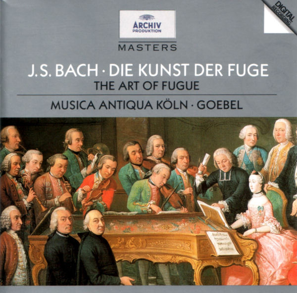 

Bach: Kunst Der Fuge. Mak. Goebel (1 CD)