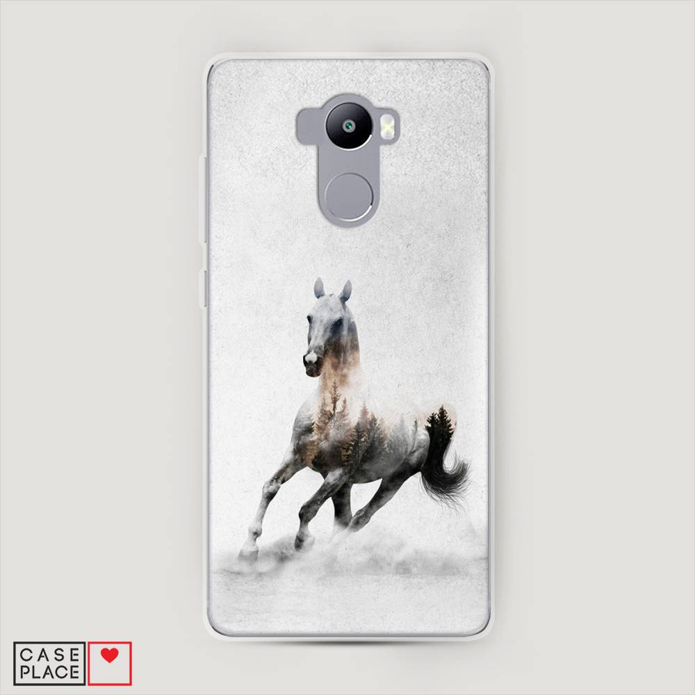 

Пластиковый чехол "Лошадь лес" на Xiaomi Redmi 4