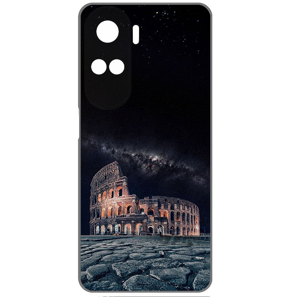 

Чехол-накладка Krutoff Soft Case Италия, Колизей для Honor X50i черный