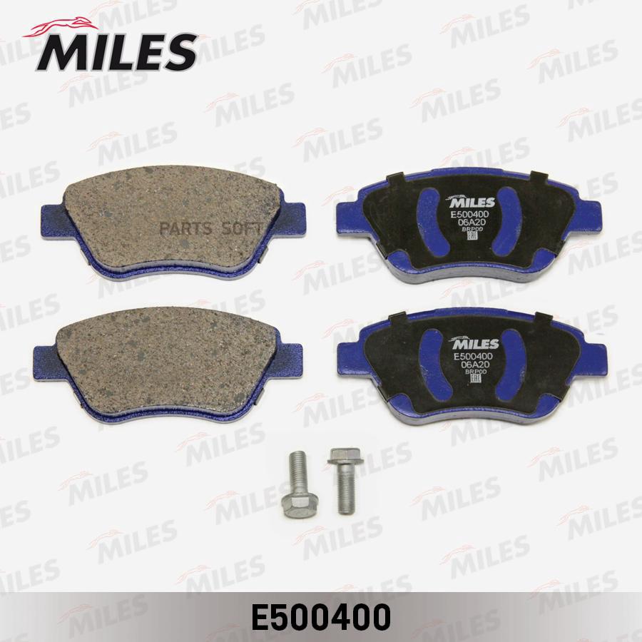 

MILES E500400 Колодки тормозные передние (Смесь CERAMIC) FIAT ALBEA 01-09 (TRW GDB1579) E5