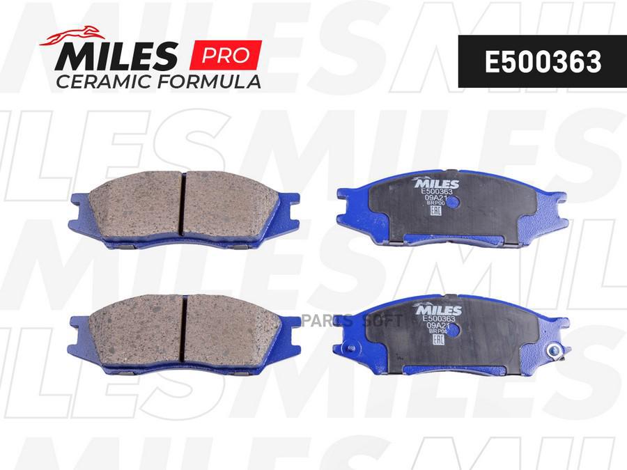 

MILES E500363 Колодки тормозные передние (Смесь CERAMIC) NISSAN ALMERA CLASSIC 06- (TRW GD