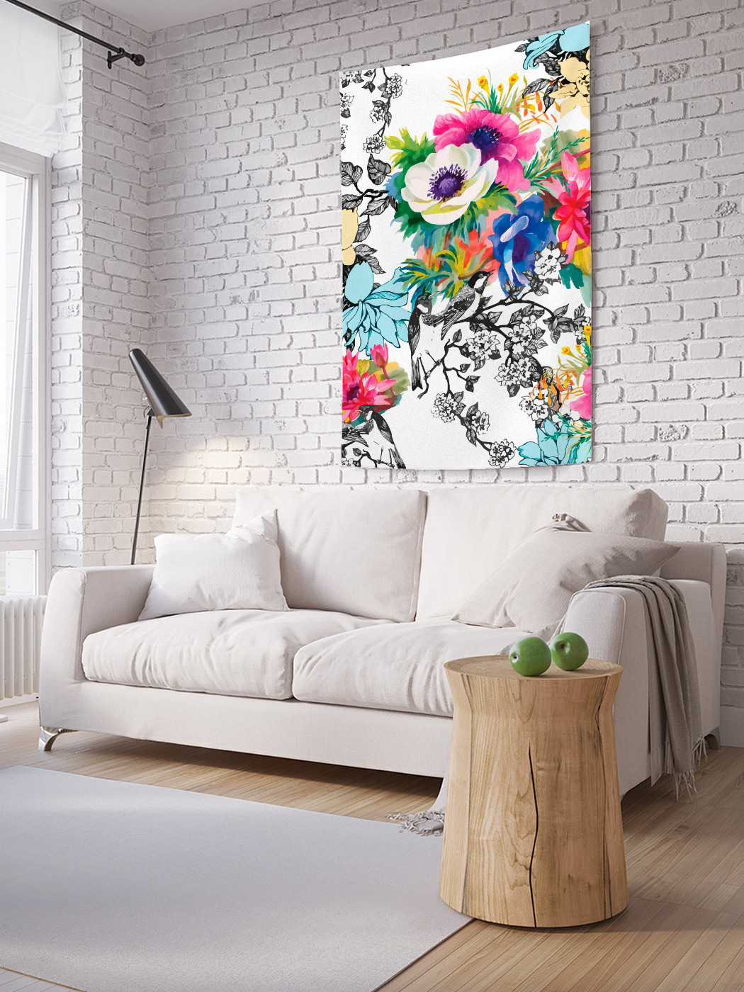 

Вертикальное фотопанно на стену JoyArty Яркие букеты 150x200 см, Яркие букеты