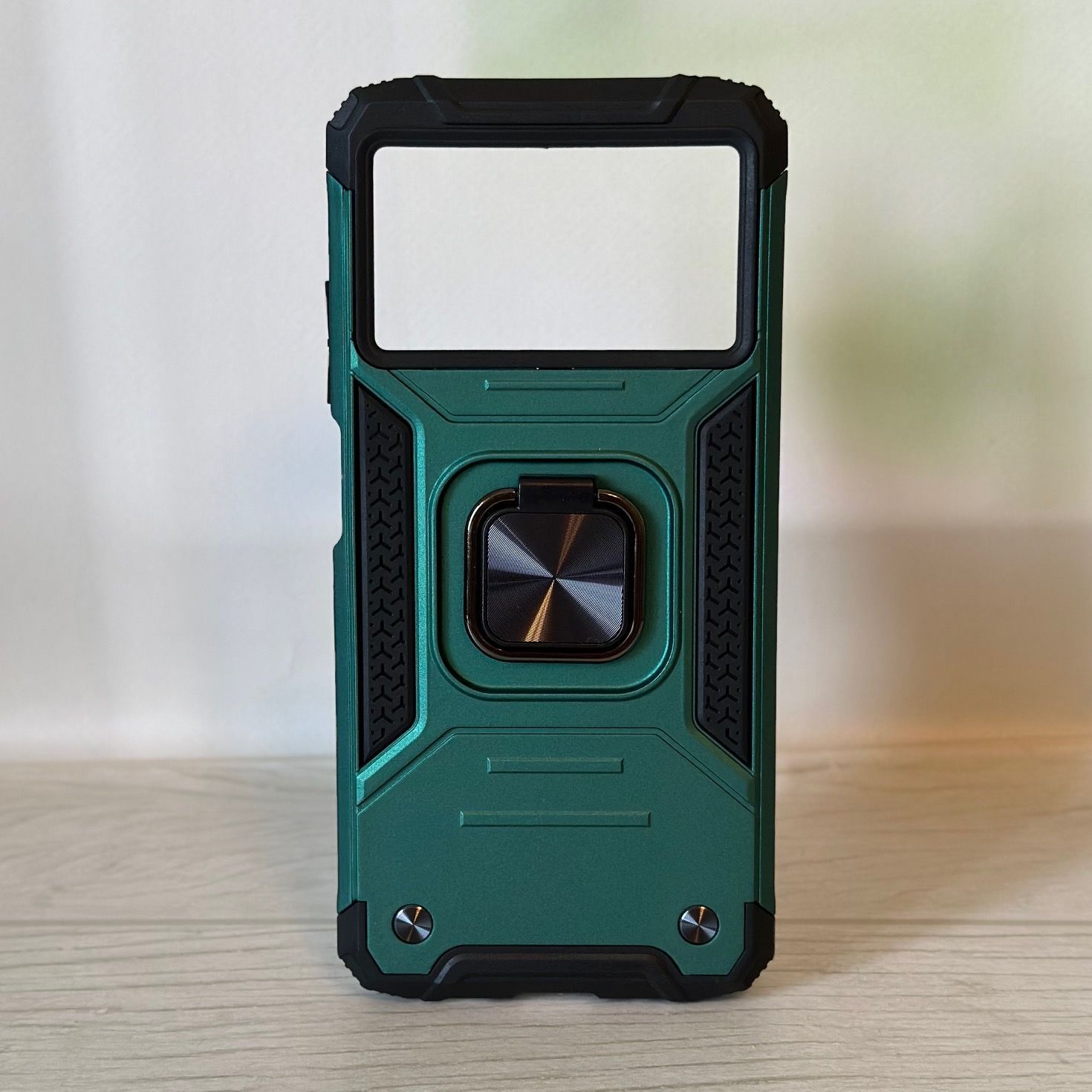 

Противоударный чехол для Xiaomi Poco M4 5G зеленый с кольцом подставкой, Противоударный чехол для Xiaomi Poco M4 5G