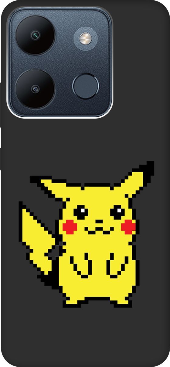 

Чехол на Infinix Smart 7/Tecno Spark Go 2023/Pop 7 Pro "Pixel Pikachu" черный, Черный;желтый, 158853