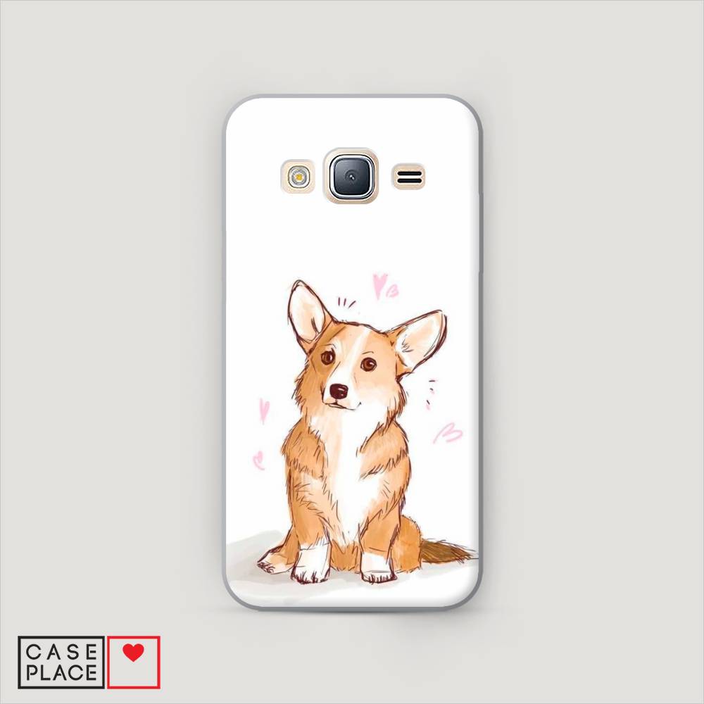 

Чехол Awog "Корги любовь" для Samsung Galaxy J3 2016, 22440-1