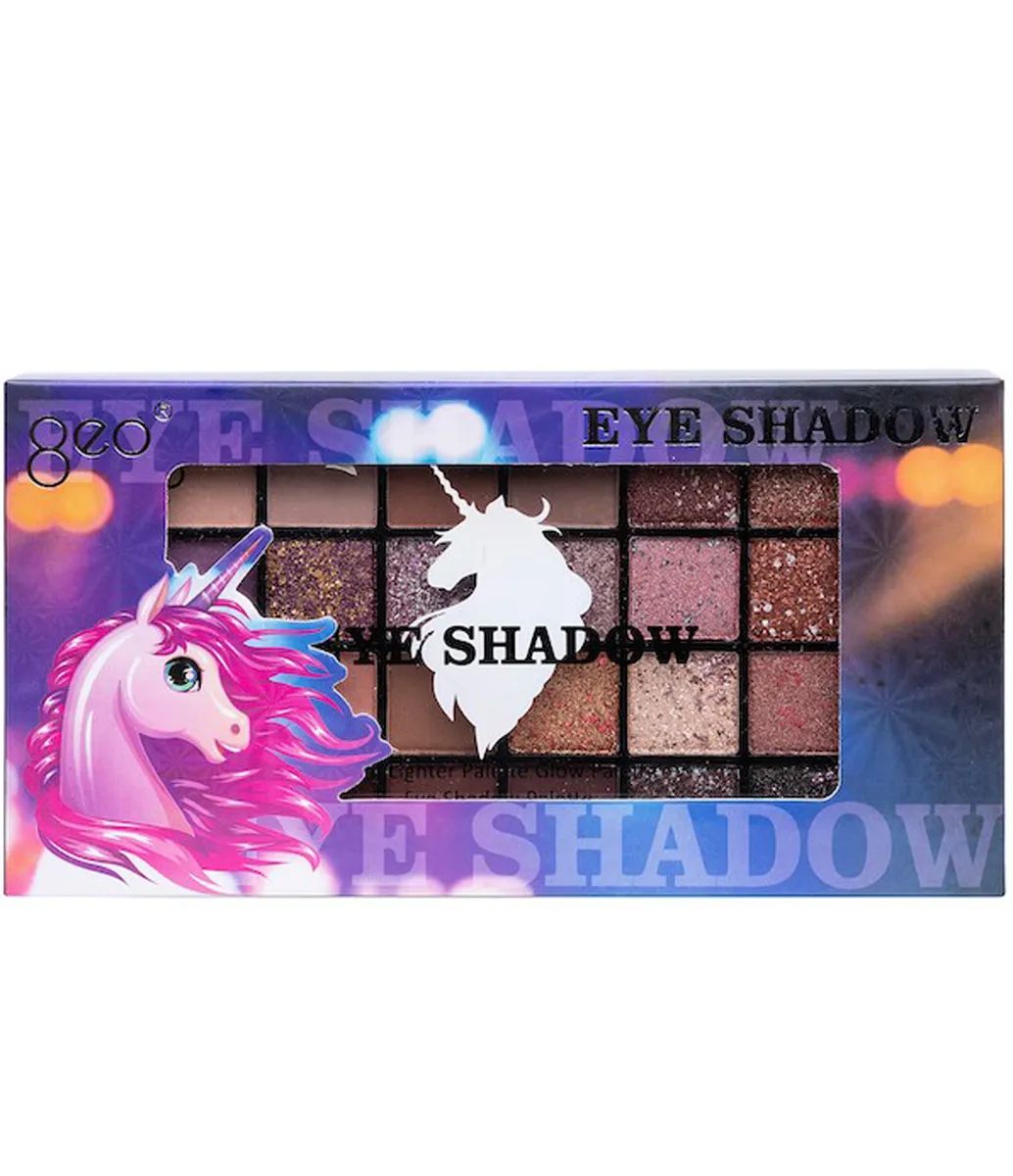 Палетка теней для век Sparcli EyeShadow Palette 32 оттенка с единорогом