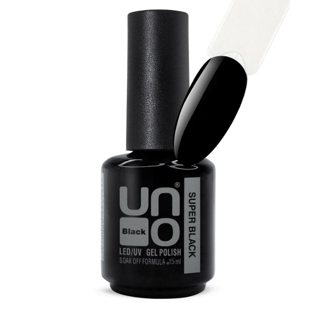 

Гель-лак для ногтей Uno, Super Black, 15 мл