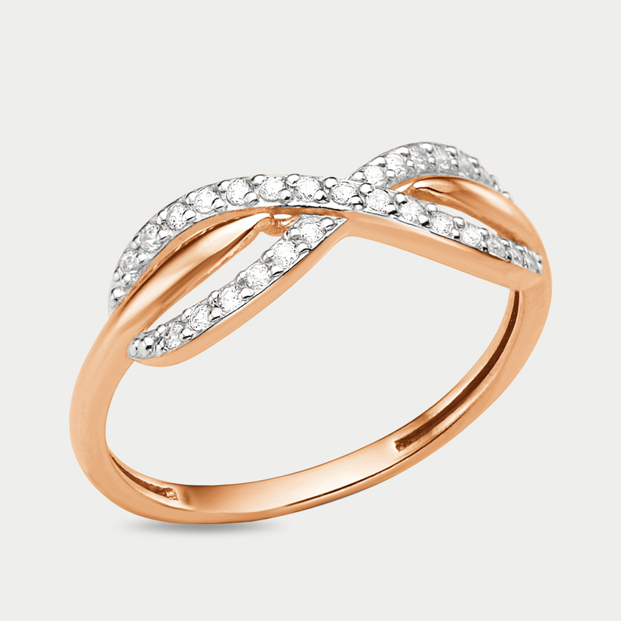 

Кольцо из золота с фианитом р. GOLD CENTER 000891-1102, 000891-1102