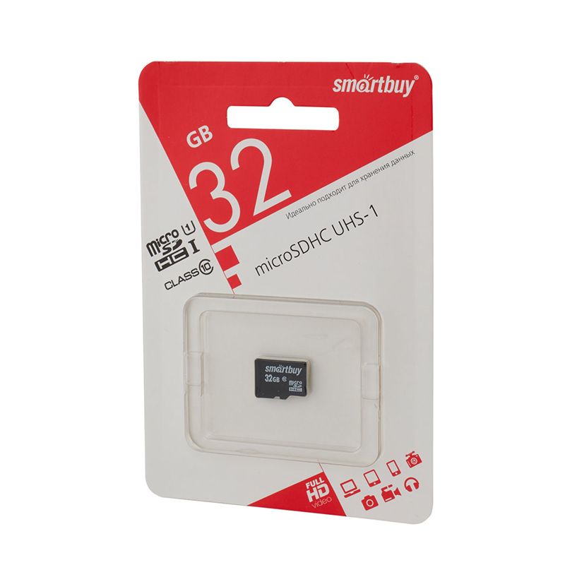 Micro SD 32GB Smart Buy class 10 без адаптера