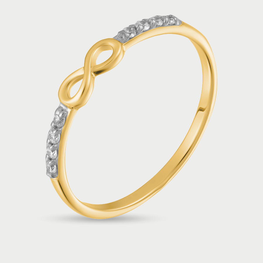 

Кольцо из золота с фианитом р.17 GOLD CENTER 006831-4102, 006831-4102