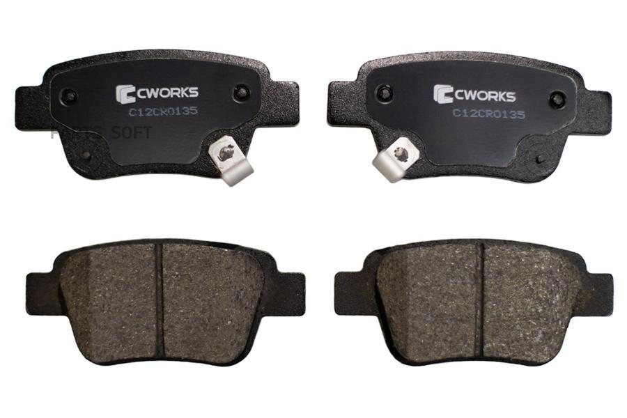 

Тормозные колодки CWORKS задние Low Metallic C12Cr0135