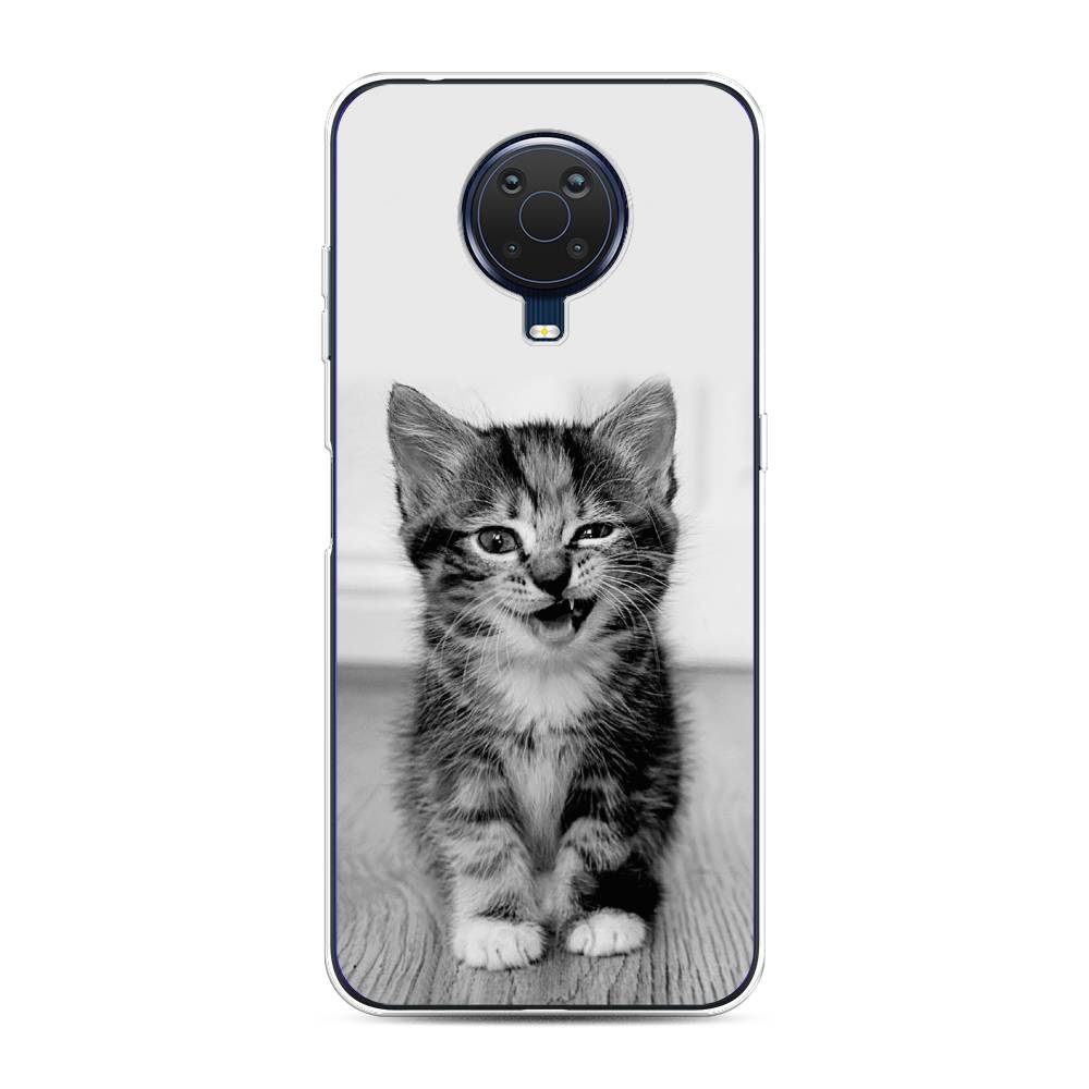 

Чехол Awog на Nokia G20 / Нокиа G20 "Подмигивающий котенок", Черный;серый, 124150-1