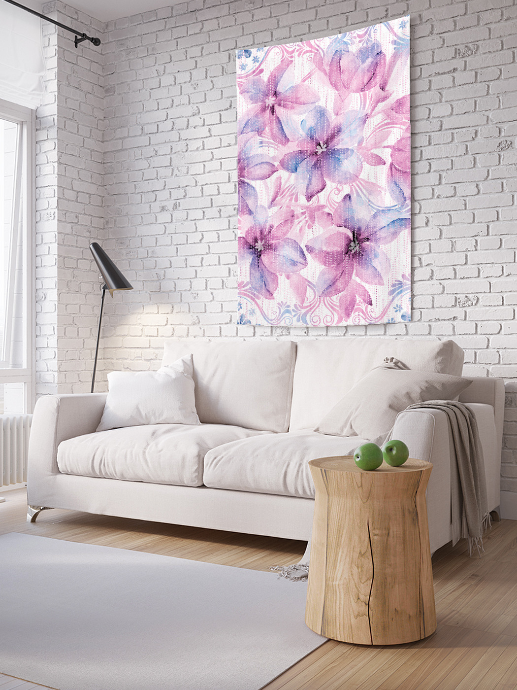 

Вертикальное фотопанно на стену JoyArty Цветы льются с небес 150x200 см, Цветы льются с небес