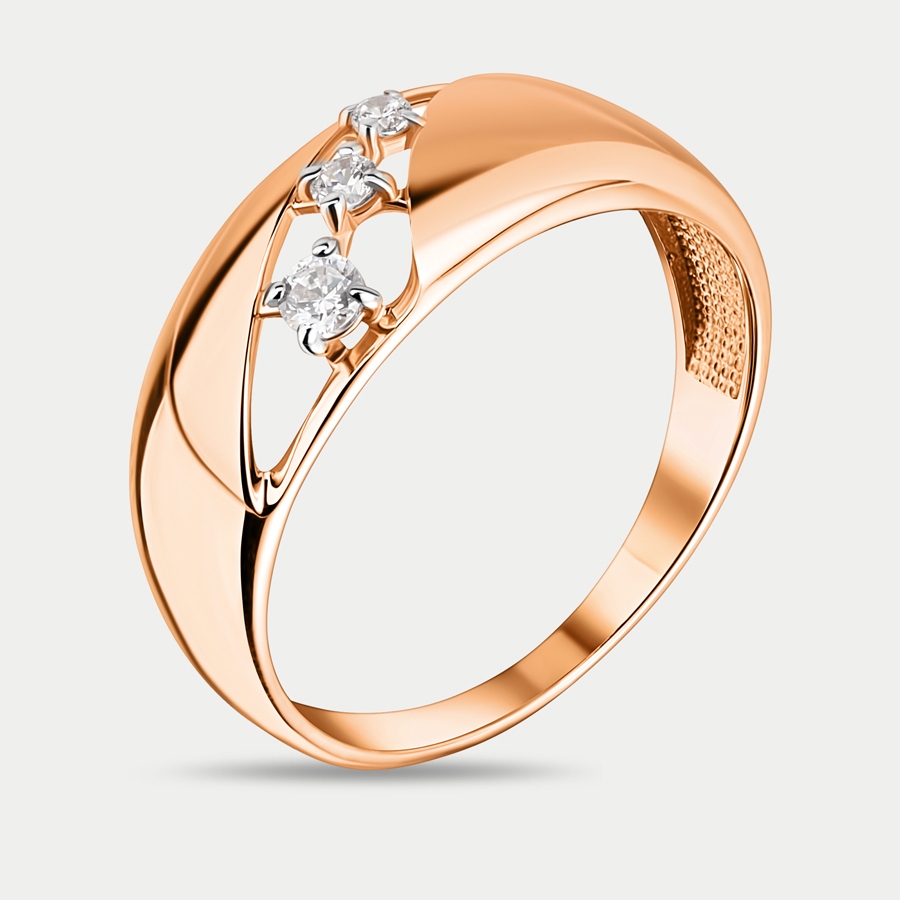 

Кольцо из золота с фианитом р.18 GOLD CENTER 012641-1102, 012641-1102