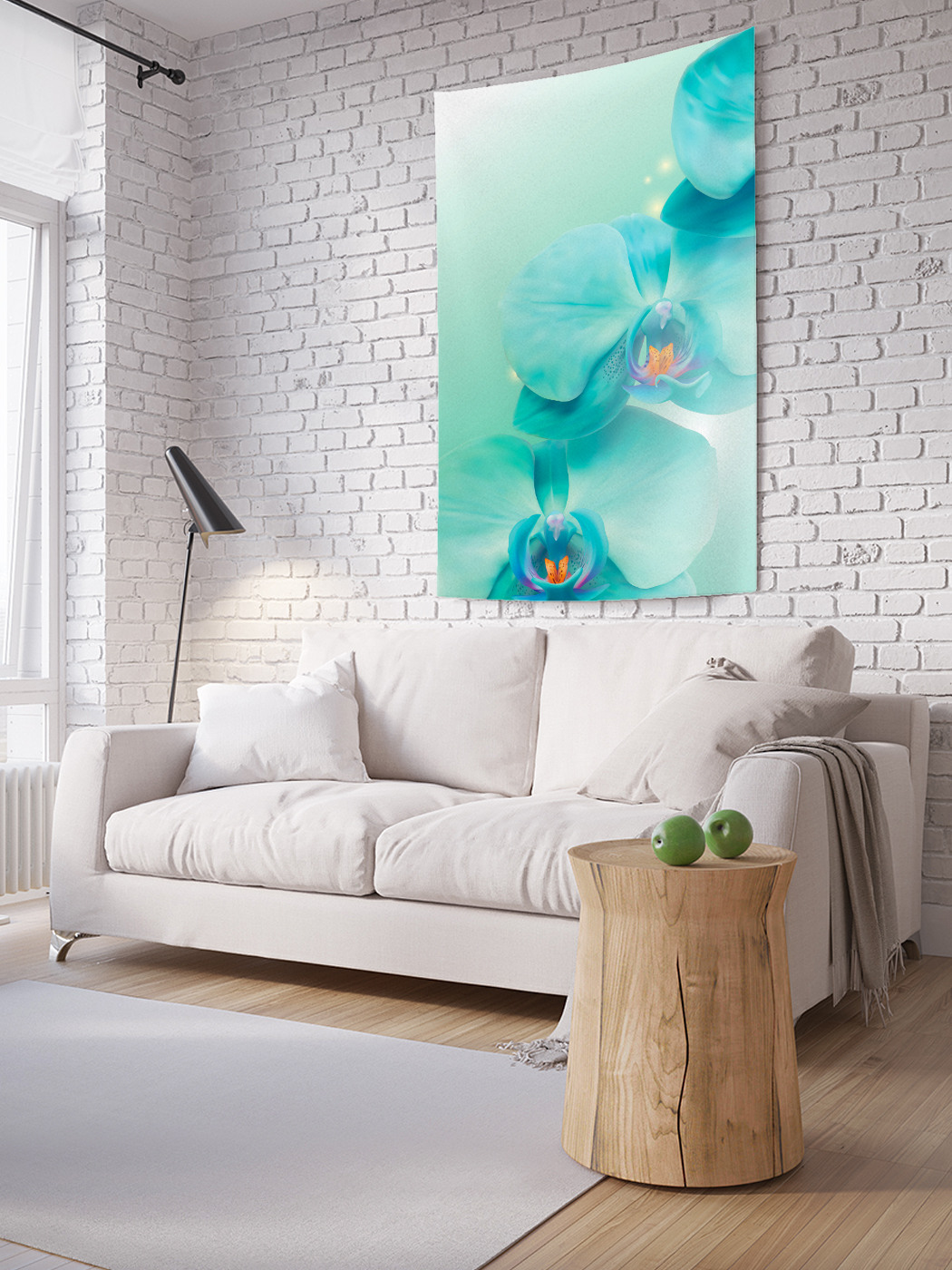 

Вертикальное фотопанно на стену JoyArty Цветы в мираже 150x200 см, Цветы в мираже