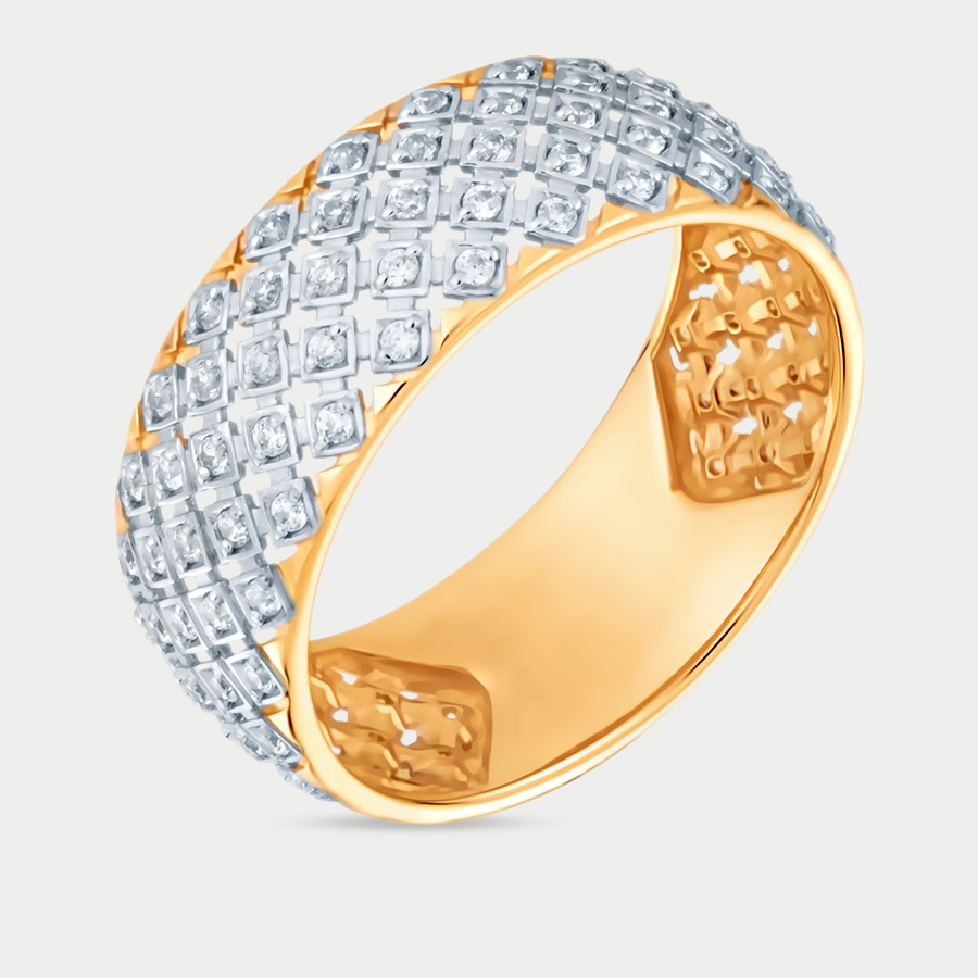 

Кольцо из золота с фианитом р. GOLD CENTER 000411-4102, 000411-4102