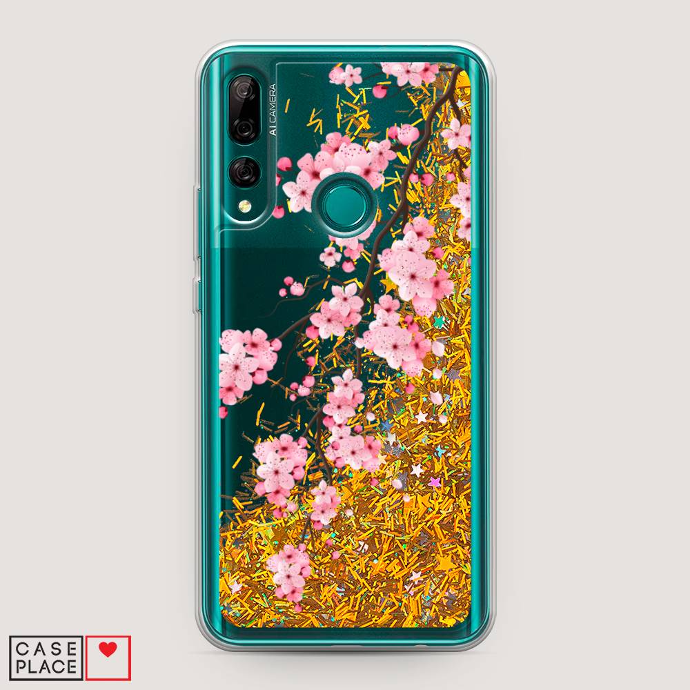 

Чехол Awog на Huawei Y9 Prime 2019 "Розовая сакура", Розовый;коричневый, 611990-1