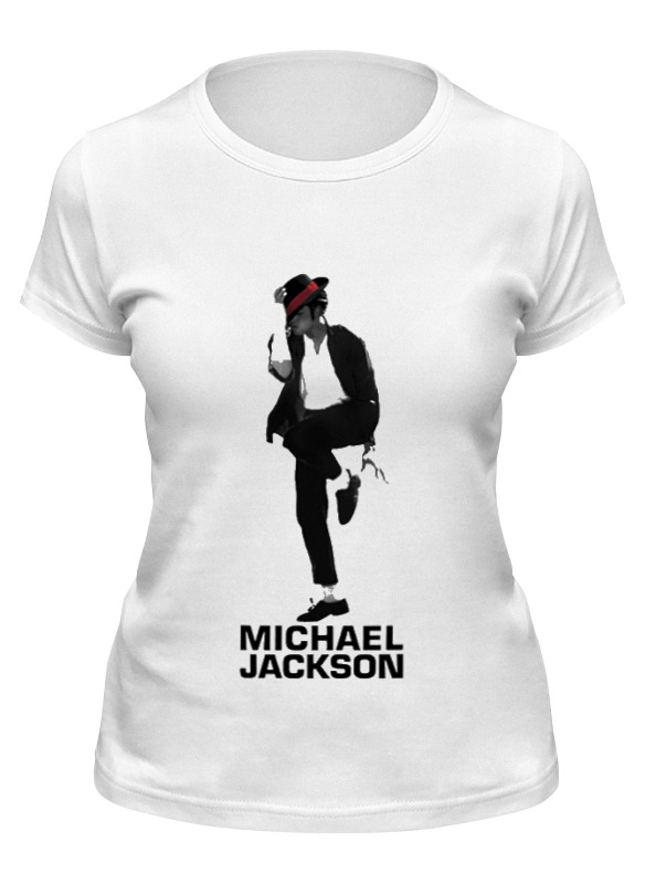 

Футболка женская Printio Michael jackson белая S, Белый, Michael jackson