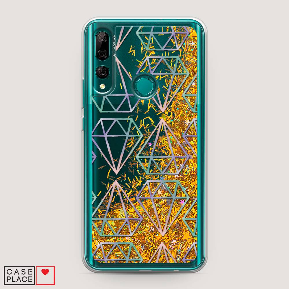 

Чехол Awog на Huawei Y9 Prime 2019 "Бриллианты голографика", Фиолетовый;прозрачный, 611990-1