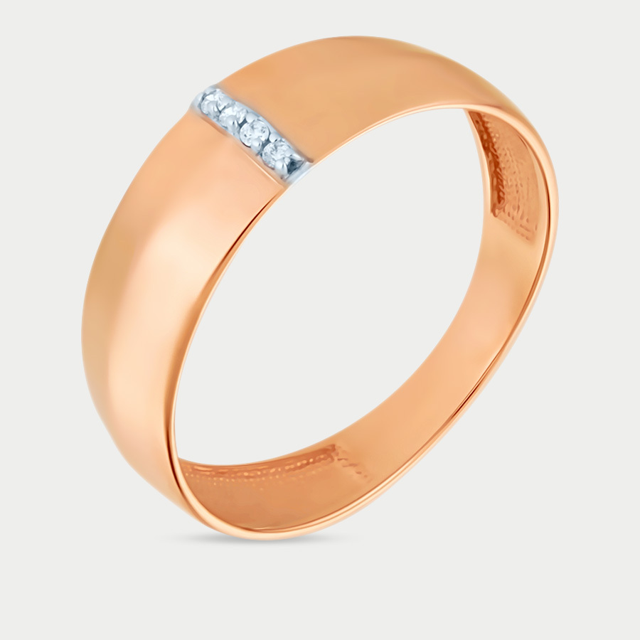

Кольцо обручальное из золота с фианитом р. GOLD CENTER 014851-1102, 014851-1102