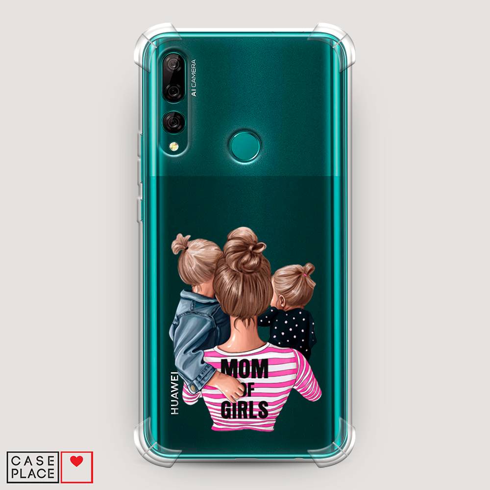 

Чехол Awog на Huawei Y9 Prime 2019 "Mom of Girls", Синий;розовый;черный, 611951-1