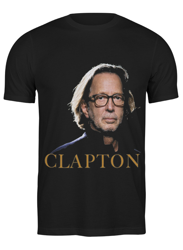 

Футболка мужская Printio Clapton черная L, Черный, Clapton