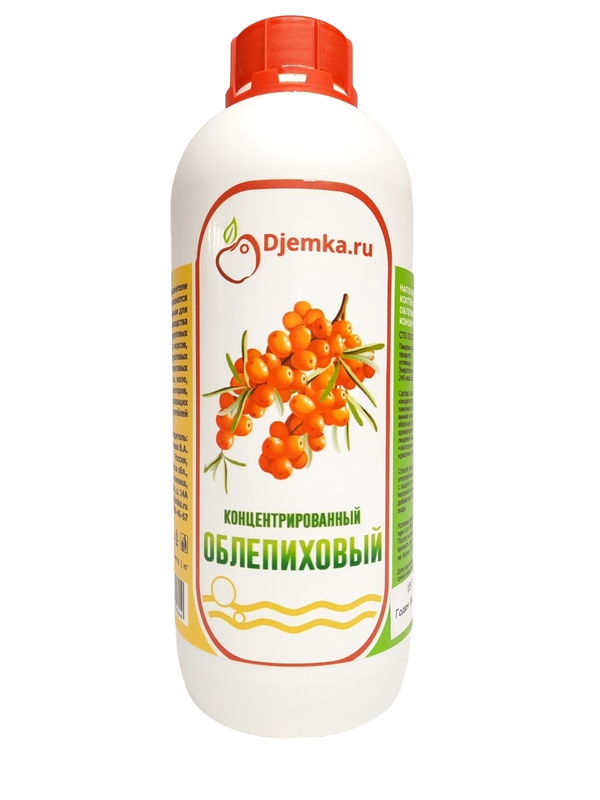 

Сок концентрированный (наполнитель коктейльный) Djemka Облепиховый, 1кг