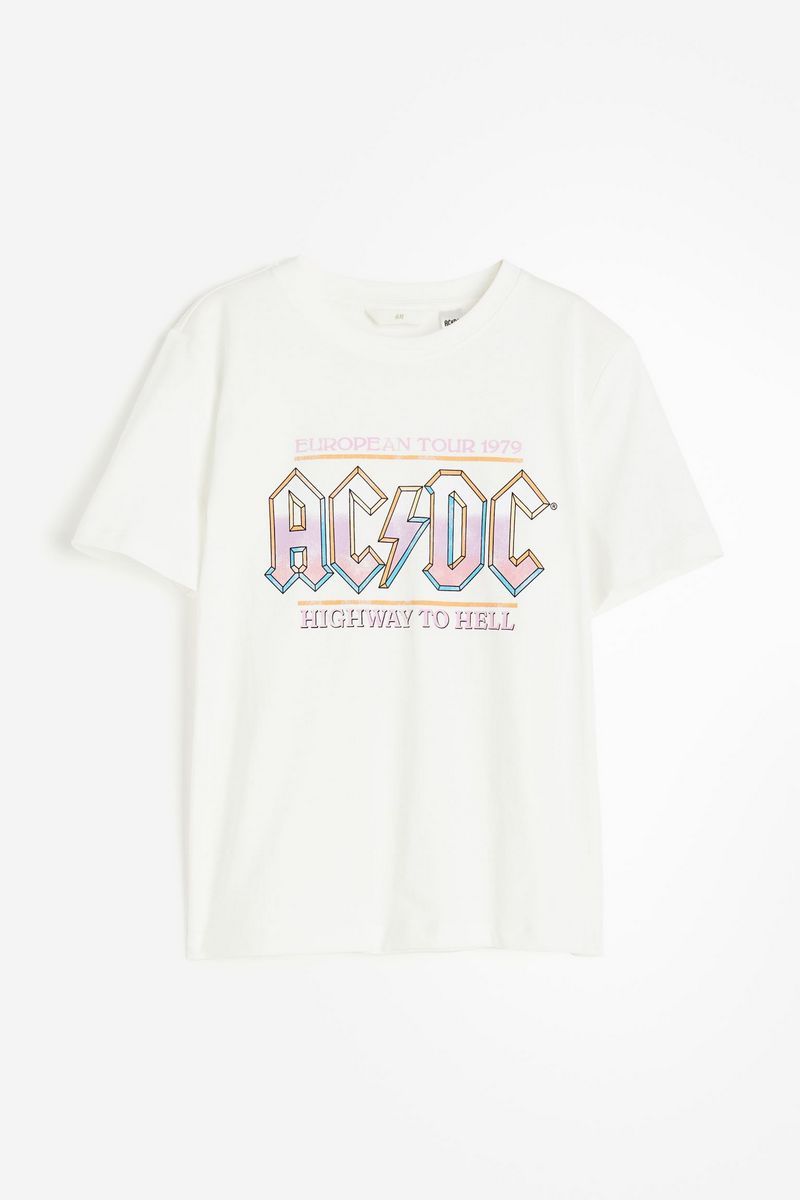 

Футболка женская H&M 0762470 белая S, Белый, 0762470