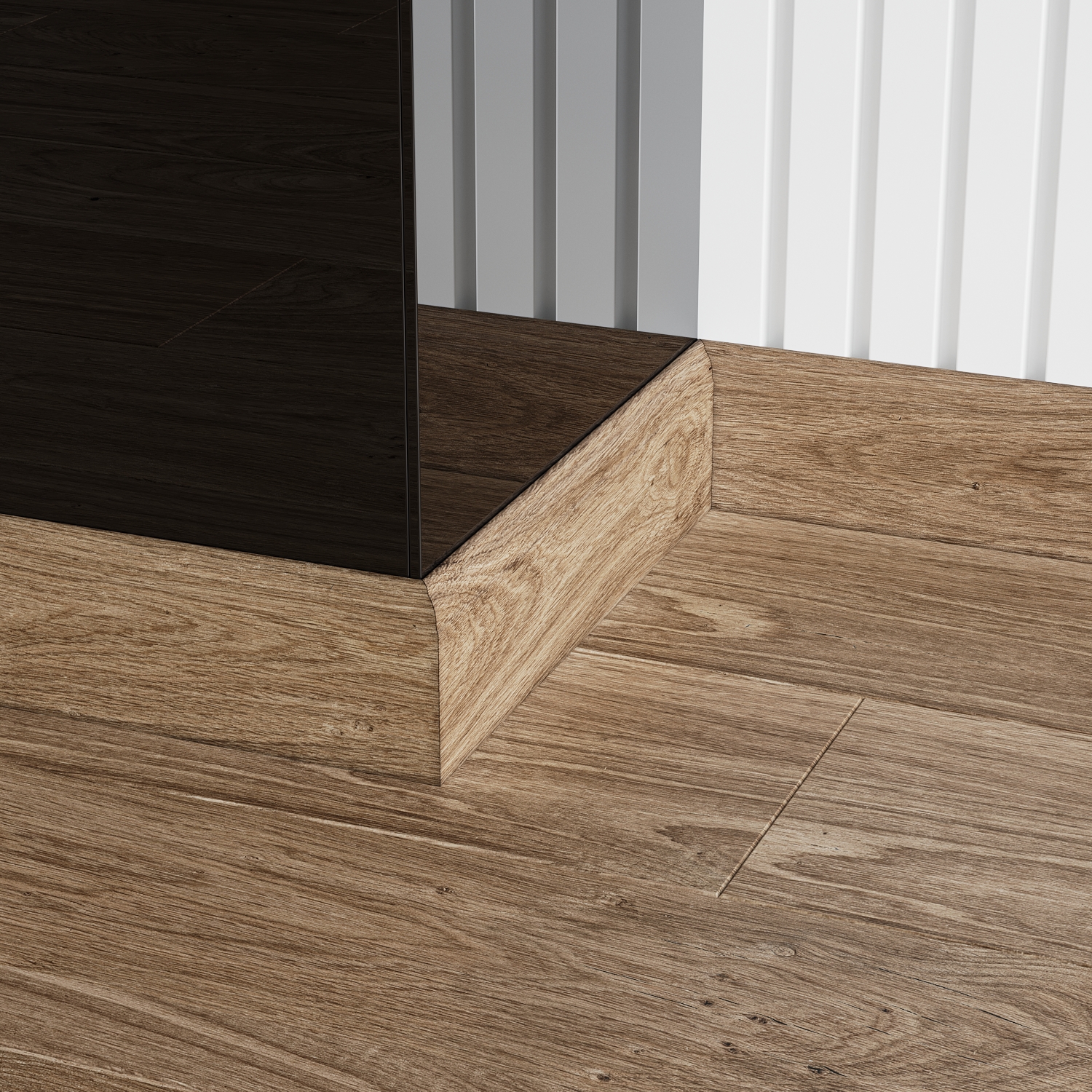 

Плинтус GoodWay M80 GWS-04 2400х80х12 мм дуб Эребру 1шт, Коричневый, Skirting 80