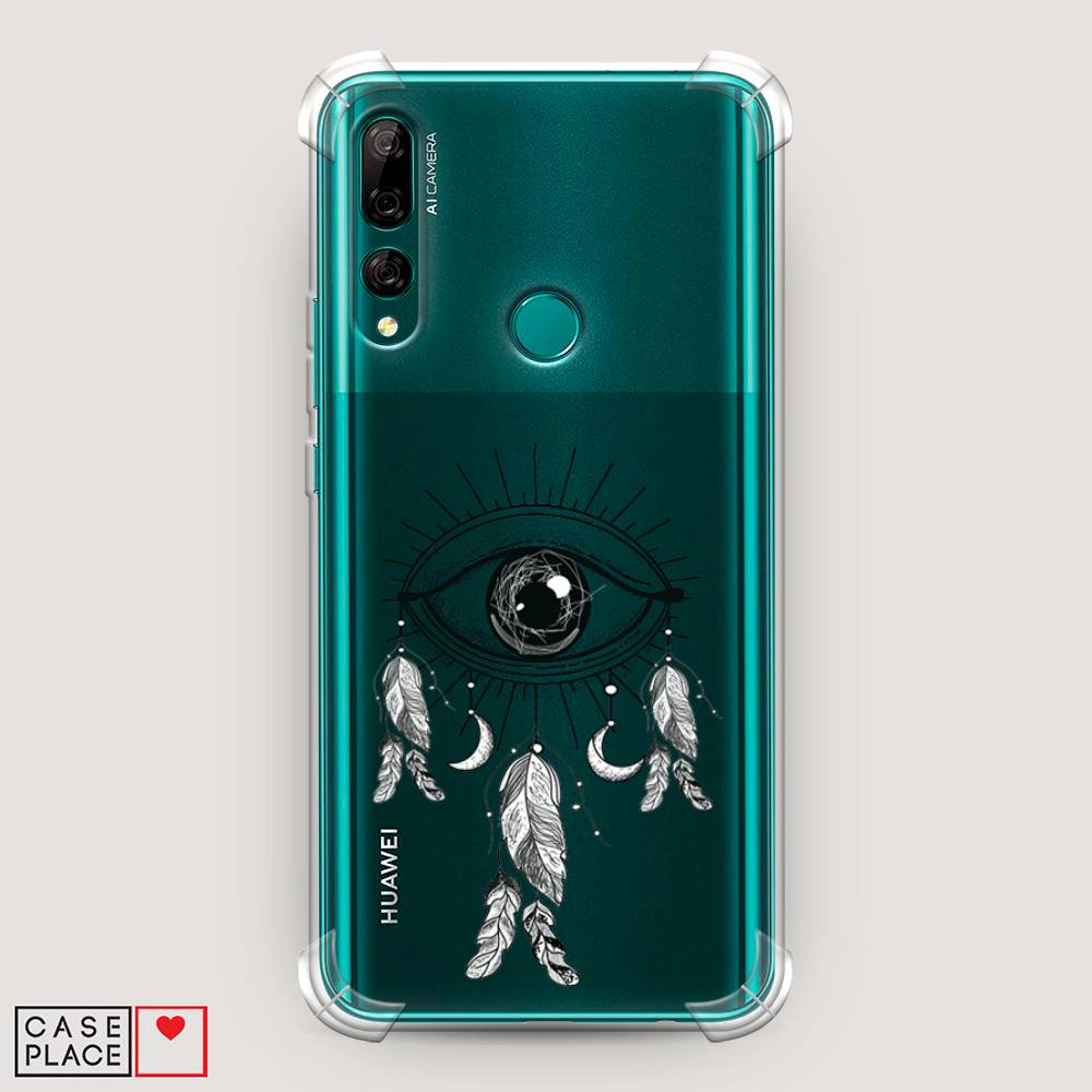 

Чехол Awog на Huawei Y9 Prime 2019 "Всевидящее око-ловец снов", Серый, 611951-1