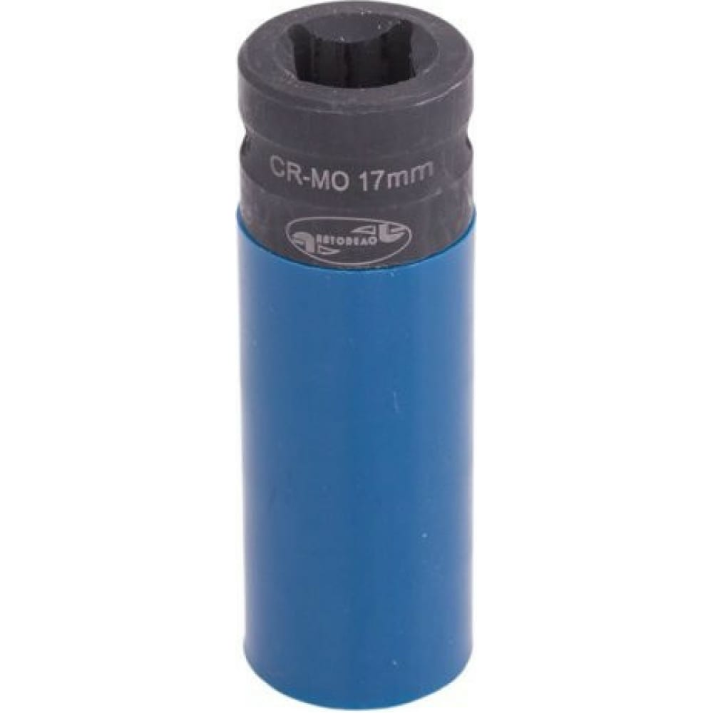 

Головка ударная колёсная 17 мм, DR1/2", L-85 мм с пластиковой защитой АвтоDело 39227 14875