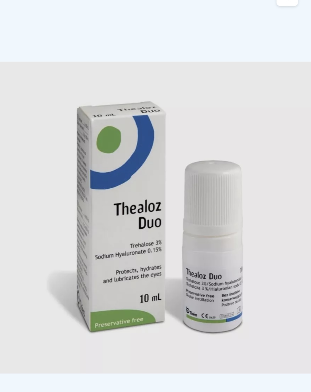 Капли для глаз Thealoz Duo, увлажняющие, 10 мл 600022441880