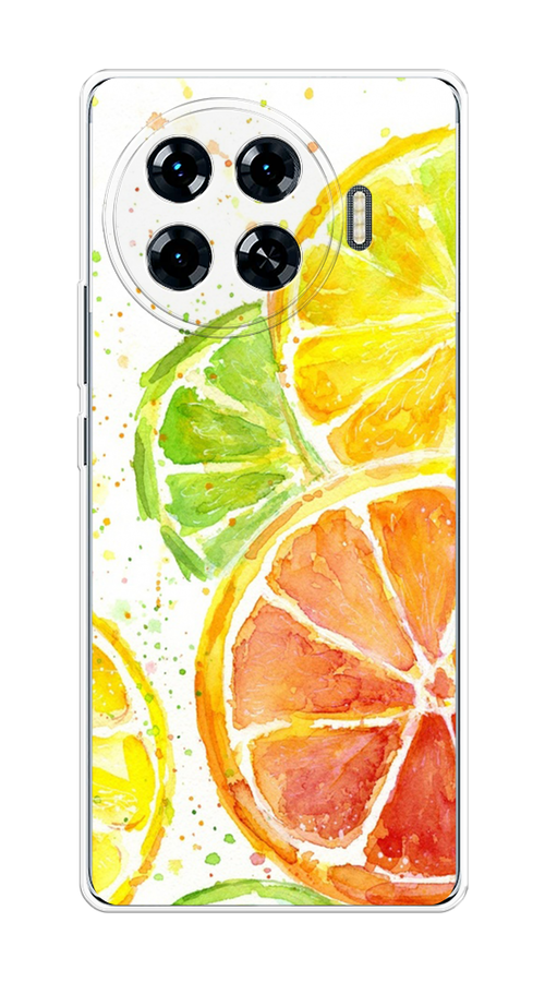 

Чехол на Tecno Spark 20 Pro Plus "Цитрусовые", Белый;желтый;красный;зеленый, 305050-1