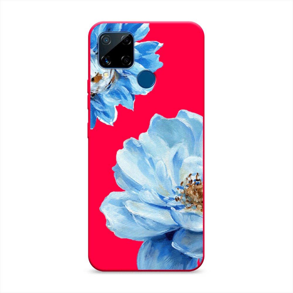 

Чехол Awog на Realme C15 "Голубые клематисы", Разноцветный, 255053-1