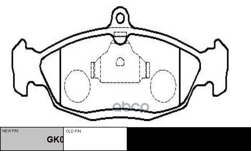 фото Колодки передние daewoo op veca 1.4-1.8 92-95 astfcorab невент ctr gk0272 ctr арт. gk0272