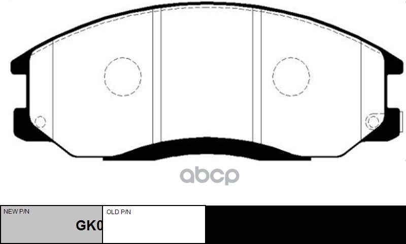 

Тормозные колодки Ctr передние GK0468