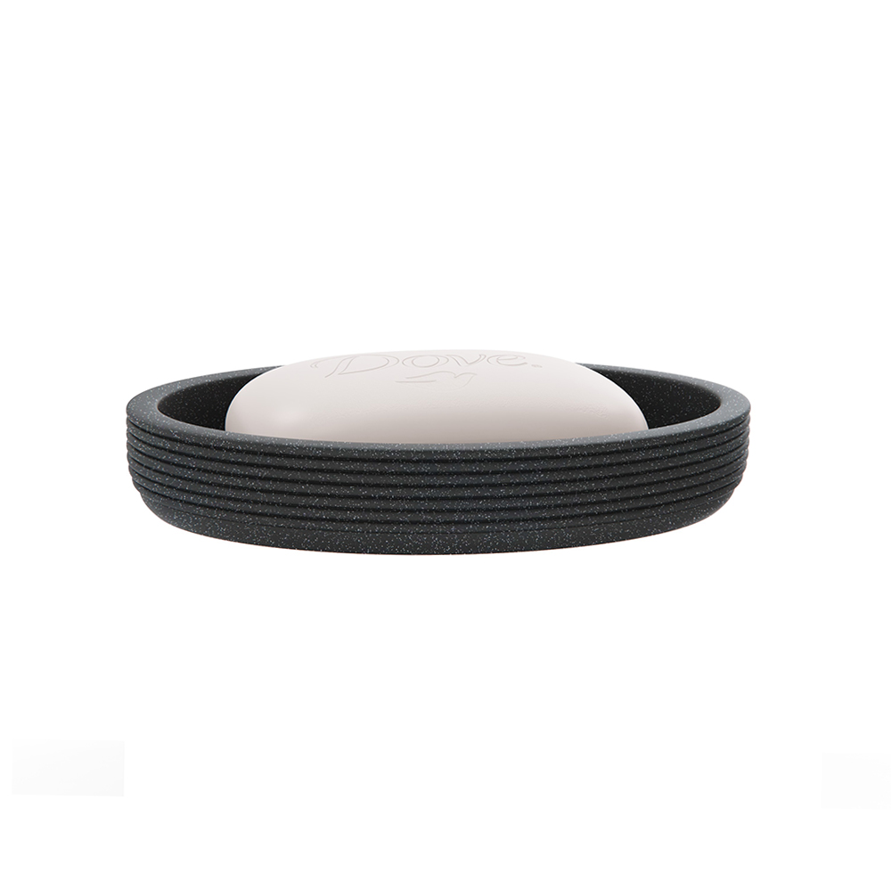 

Мыльница Fora Twister Black полирезина