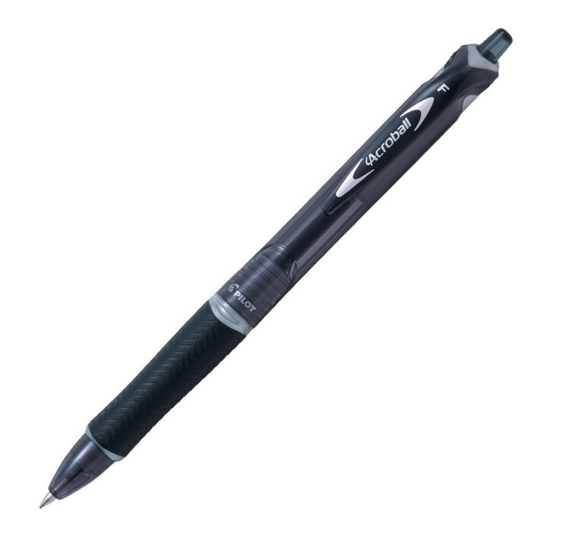 

Ручка шариковая Pilot BL-A-F-B (131243) Acroball авт. 0.28мм корпус пластик прозрачны