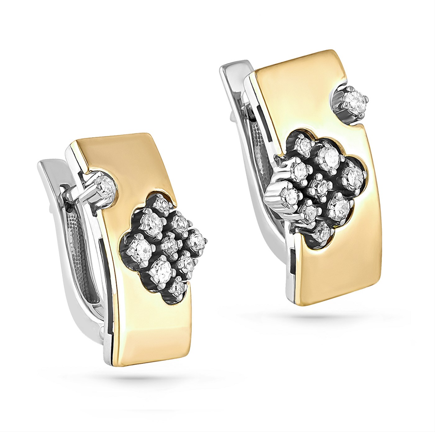 

Серьги из желтого золота с бриллиантом Kabarovsky 12-2940-1000, 12-2940-1000