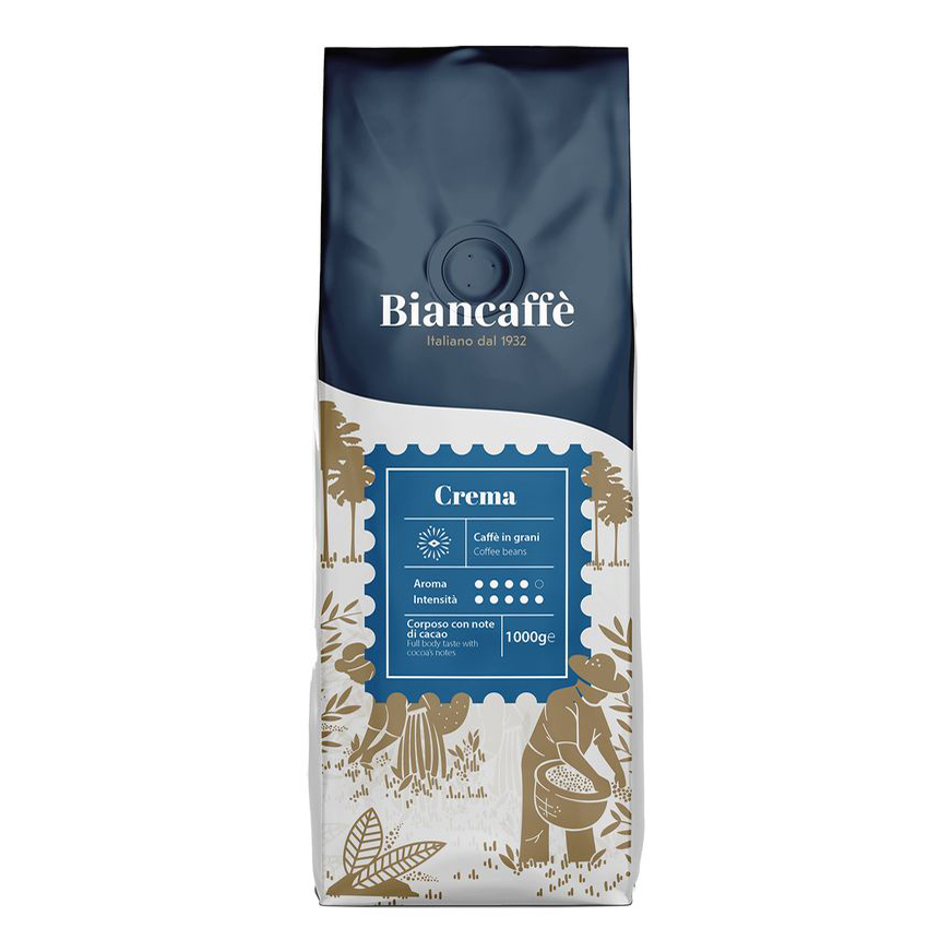 

Кофе Biancaffe Crema натуральный жареный в зернах 1 кг